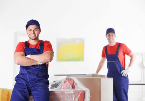 Office relocation team planning a move in West Kensington