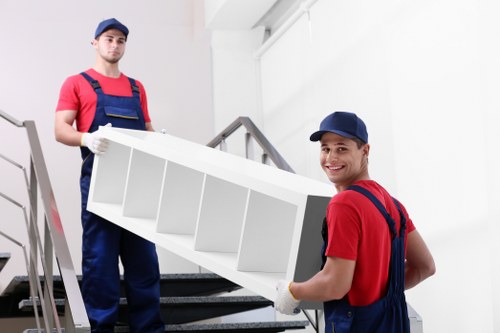 Removal team preparing a home move in Westkensington