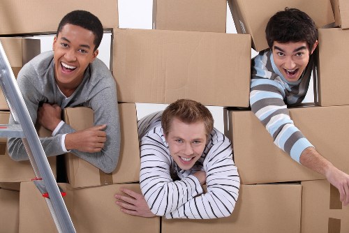 Final secure checkout confirmation for moving services