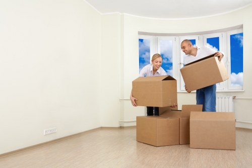 Local crew collecting unwanted furniture from a West Kensington property
