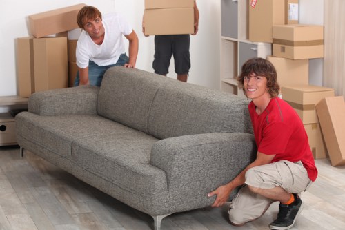 Careful packing for a West Kensington flat removal