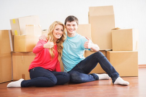 Visitor acknowledging cookie preferences on the West Kensington Movers website