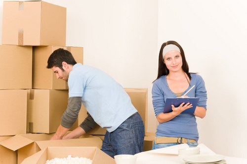 Office relocation coordination for a commercial move in West Kensington