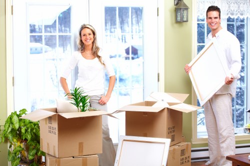 Careful packing supplies used for house removals in Westkensington
