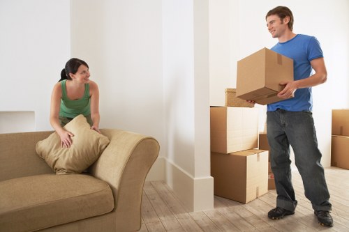 Furniture being transported safely for same day removals