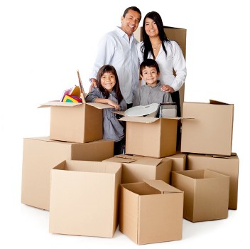 Van moving service for a residential property in West Kensington
